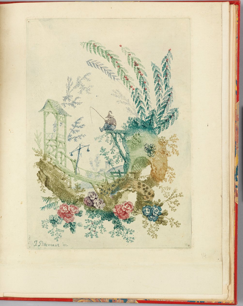Desenho ornamental de "Nouvelle suite de cahiers chinois a l