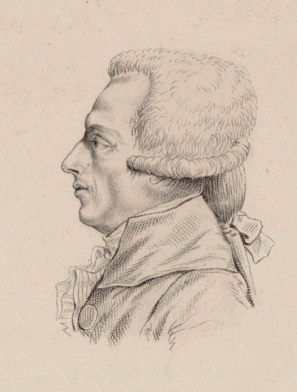 Retrato do violinista e compositor Niccolò Mestrino 1748-1789. de Jean Baptiste Ponce Lambert