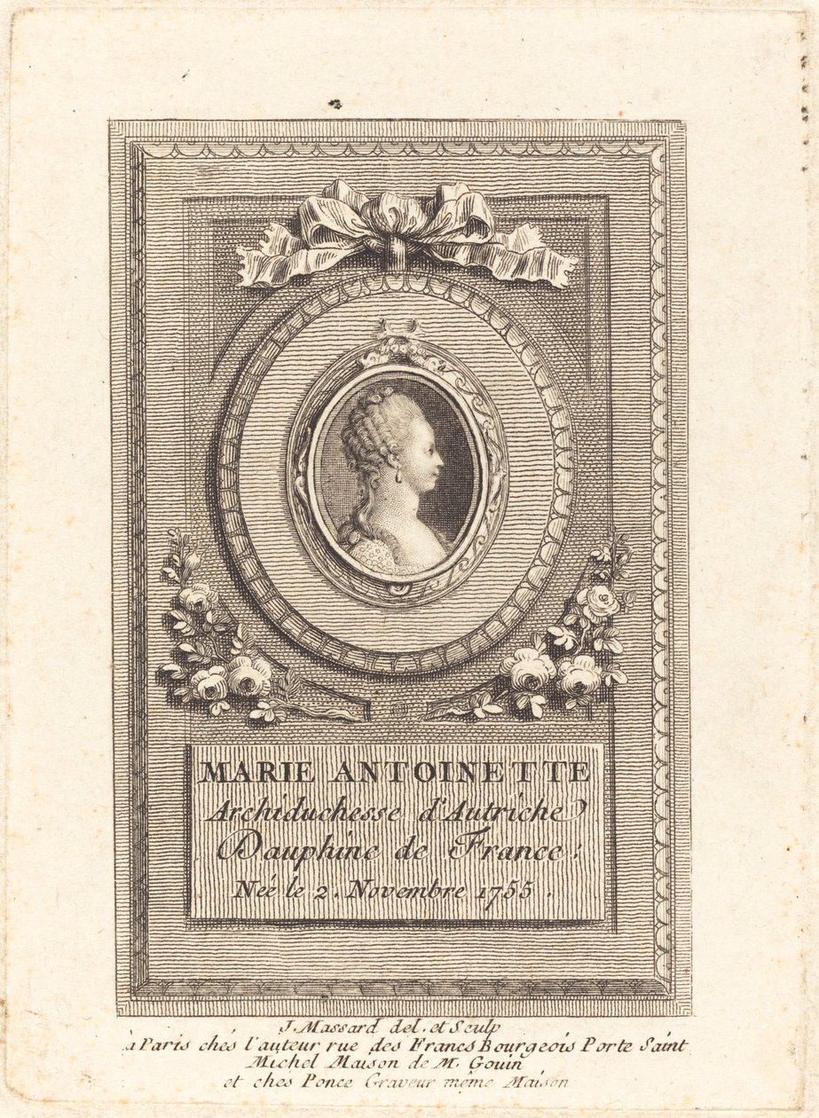 Maria Antonieta de Jean Baptiste Raphael Urbain Massard