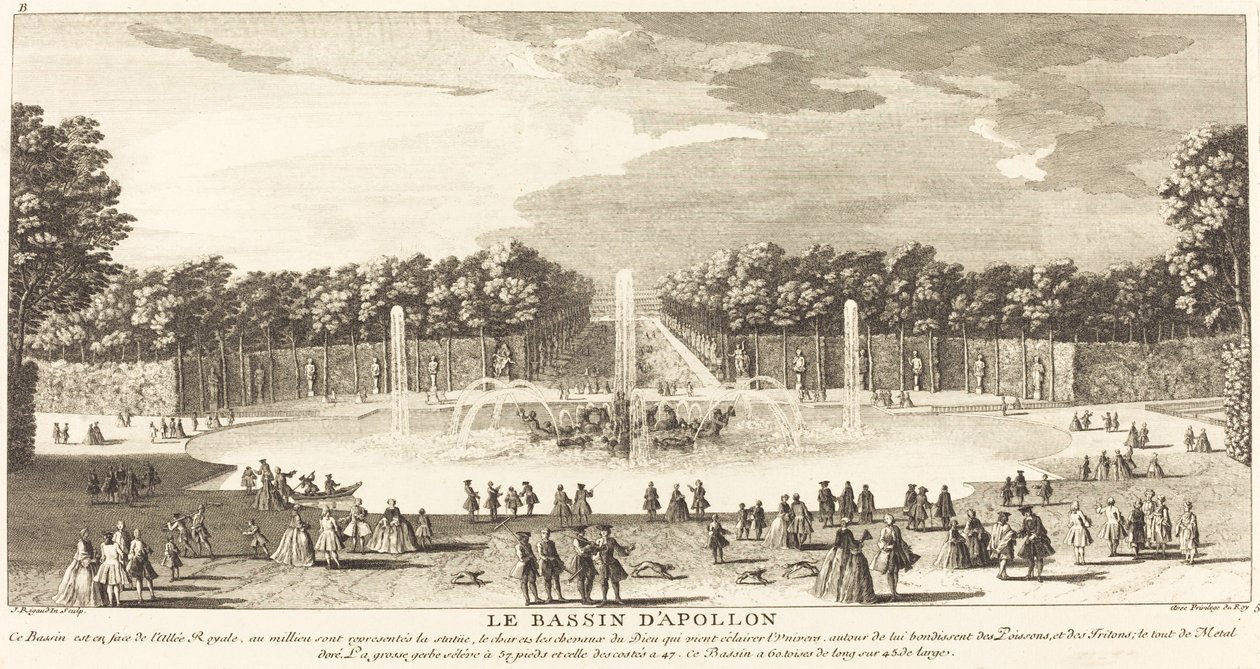 Bacia de Apolo de Jean Baptiste Rigaud
