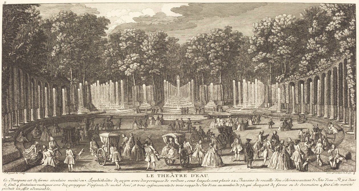 O Teatro Aquático de Jean Baptiste Rigaud