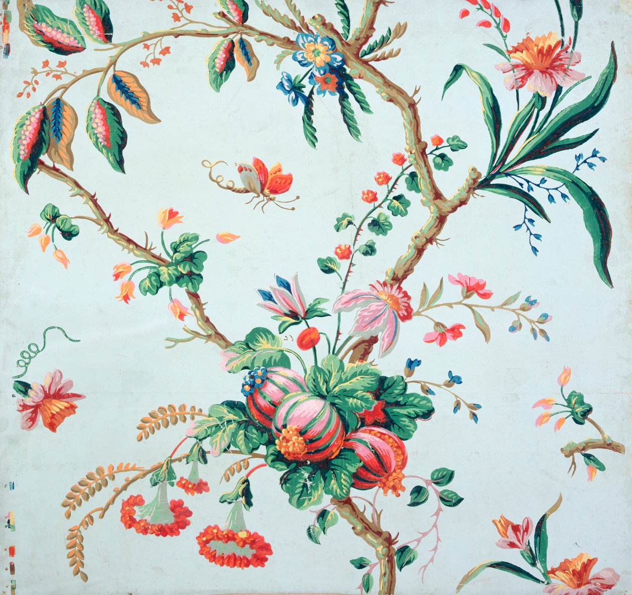 Design de papel de parede floral de Jean Baptiste Réveillon