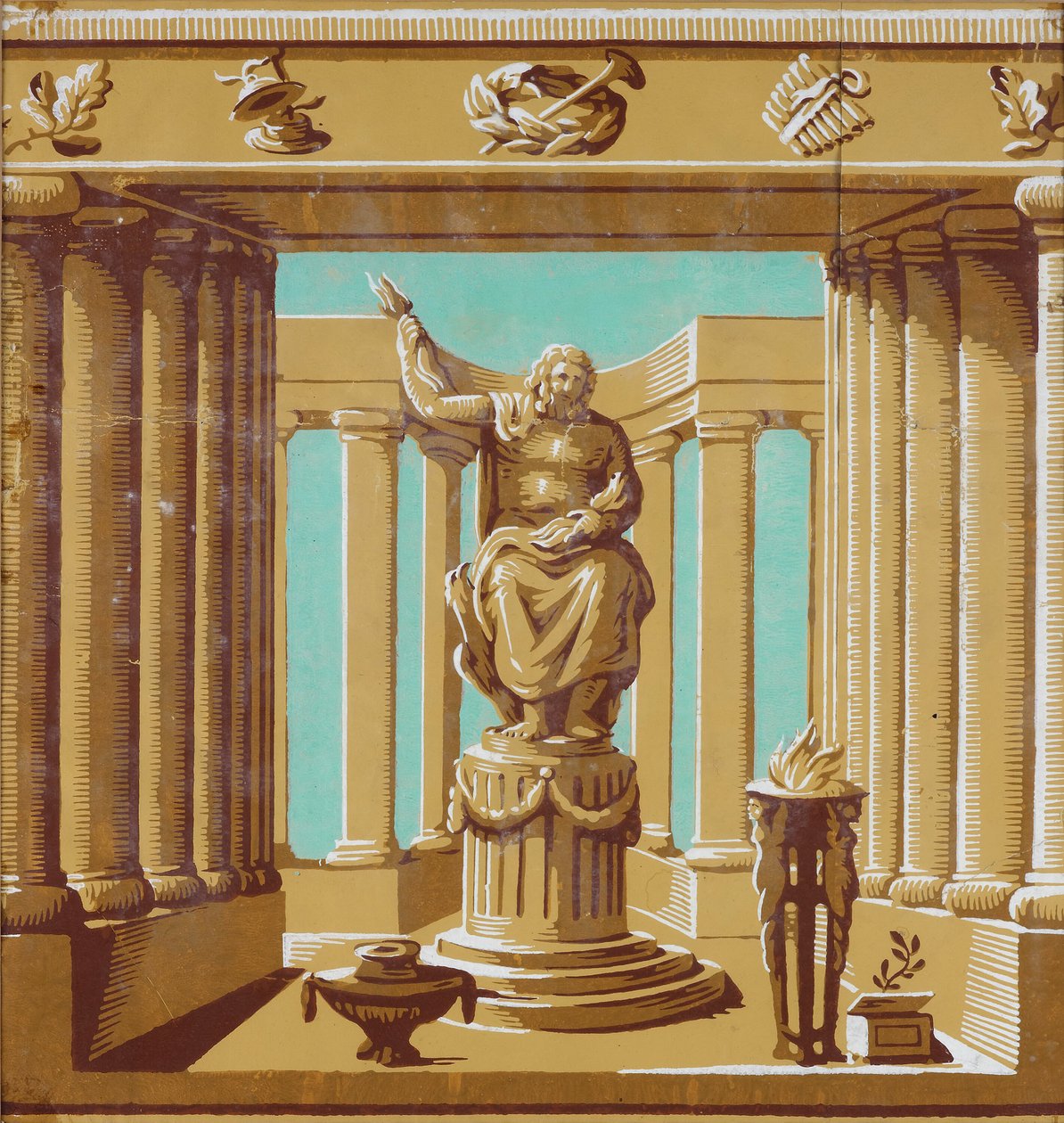 Frieze ou Dado: La Constance, França, 178590. de Jean Baptiste Réveillon