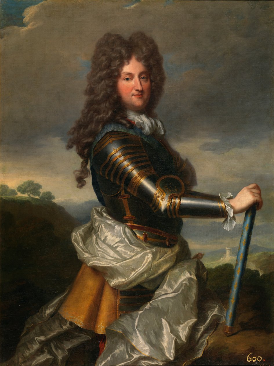 Filipe II, duque de Orleans, 1715 de Jean Baptiste Santerre
