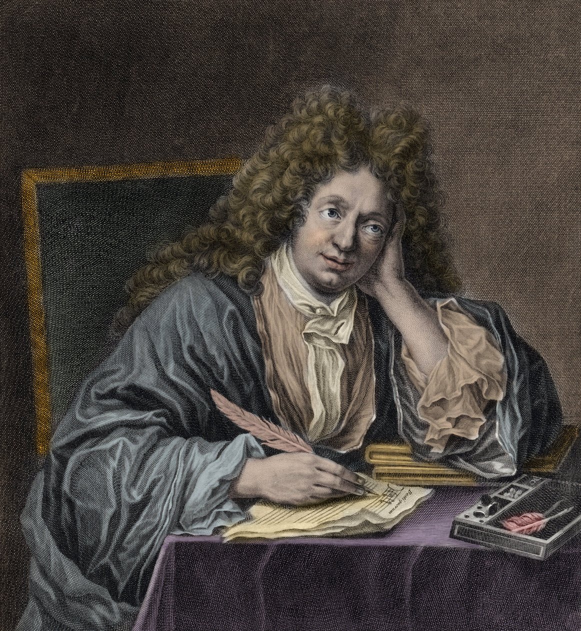 Retrato de Michel Richard Delalande de Jean Baptiste Santerre