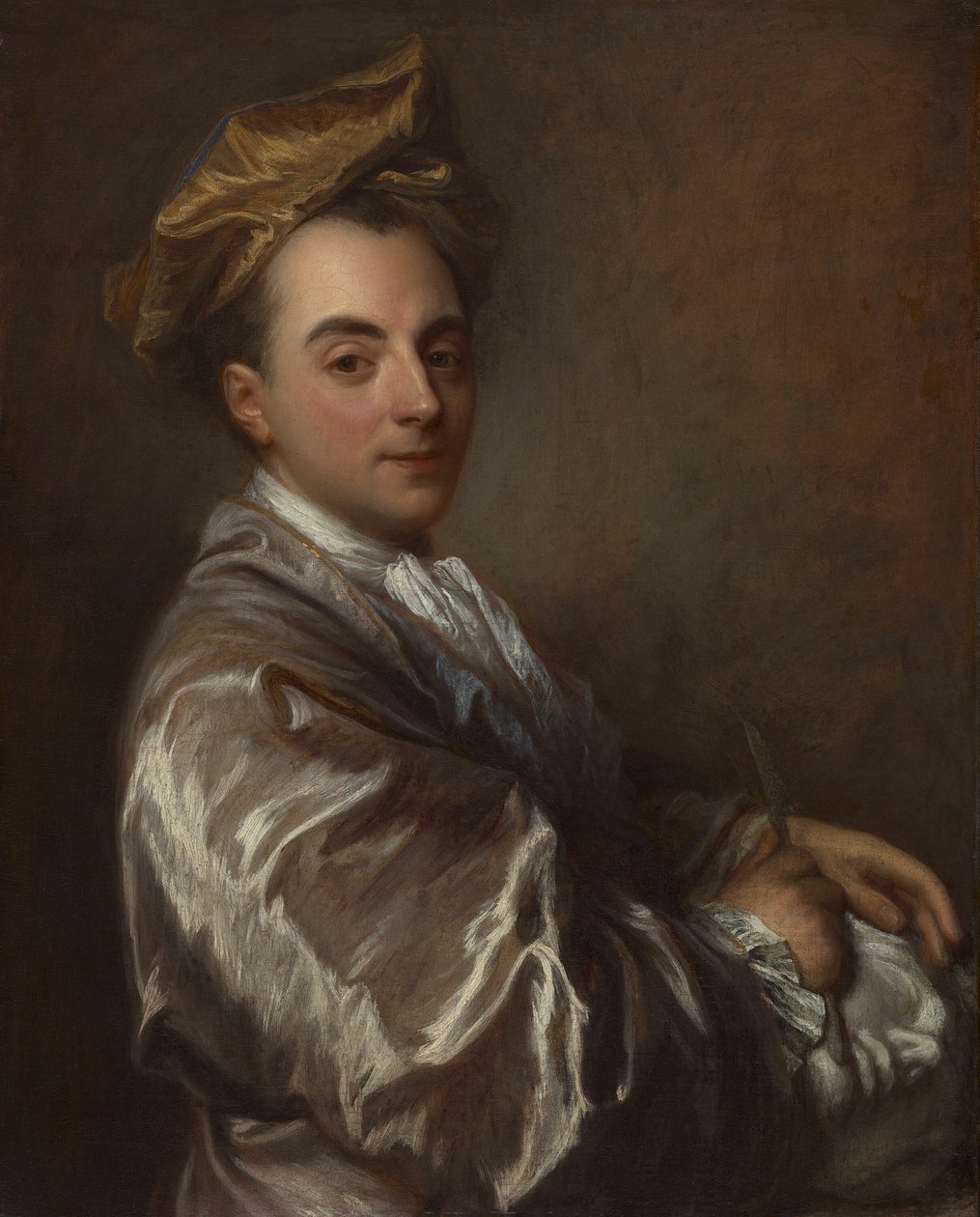 Retrato de um escultor de Jean Baptiste Santerre
