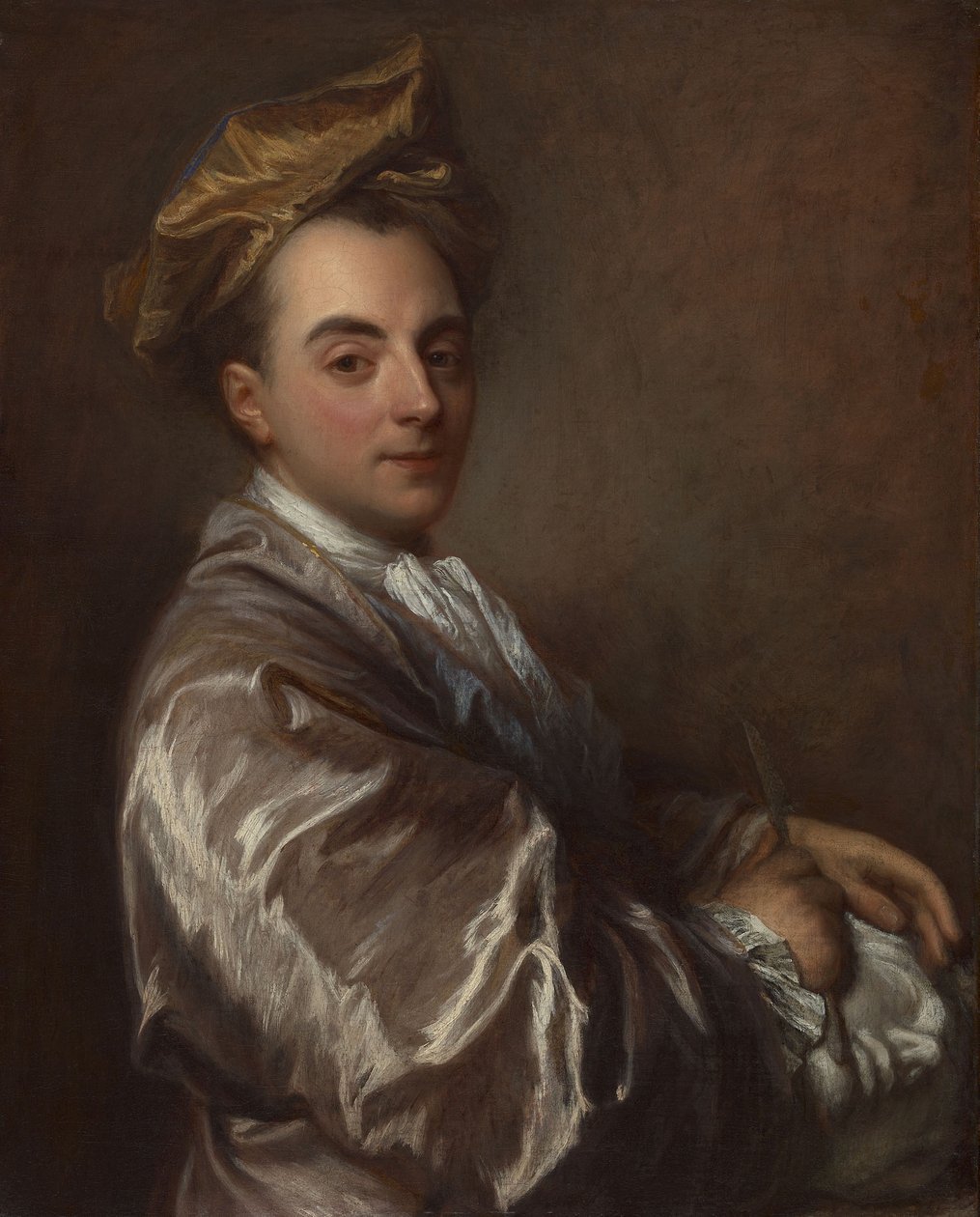 Retrato de um escultor de Jean Baptiste Santerre