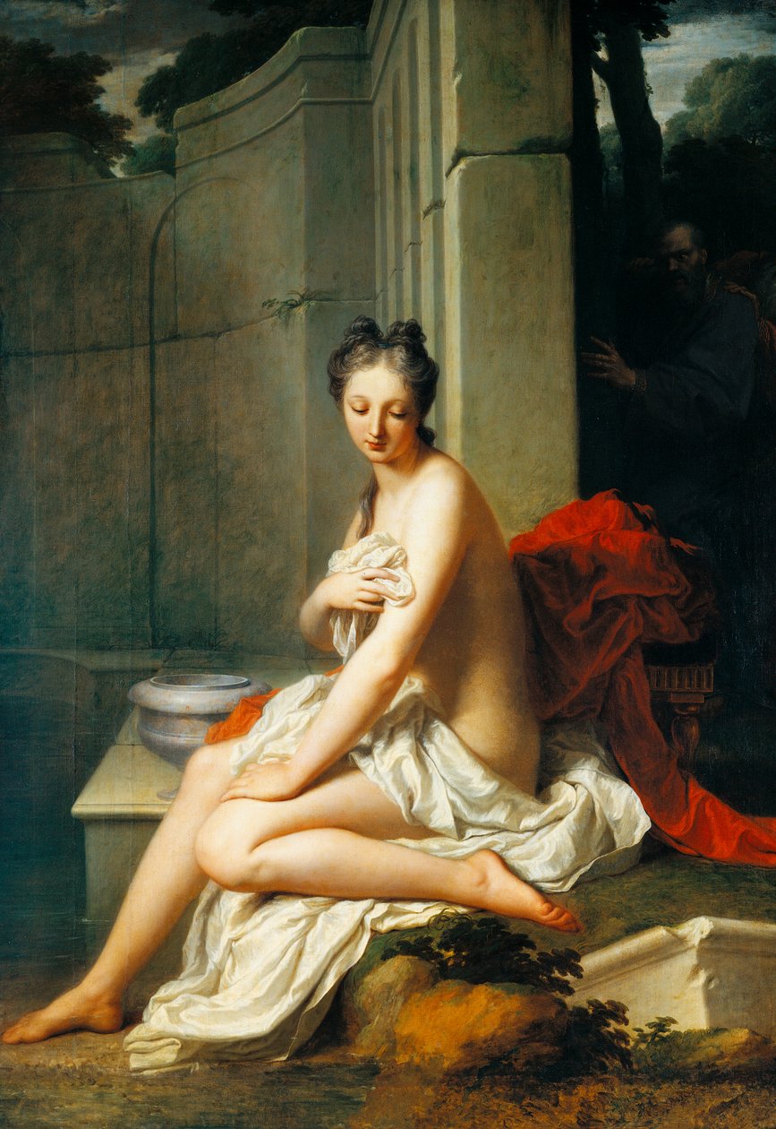 Susanna a tomar banho, de Jean-Baptiste Santerre (1651-1717), óleo sobre tela, 200x145 cm de Jean Baptiste Santerre