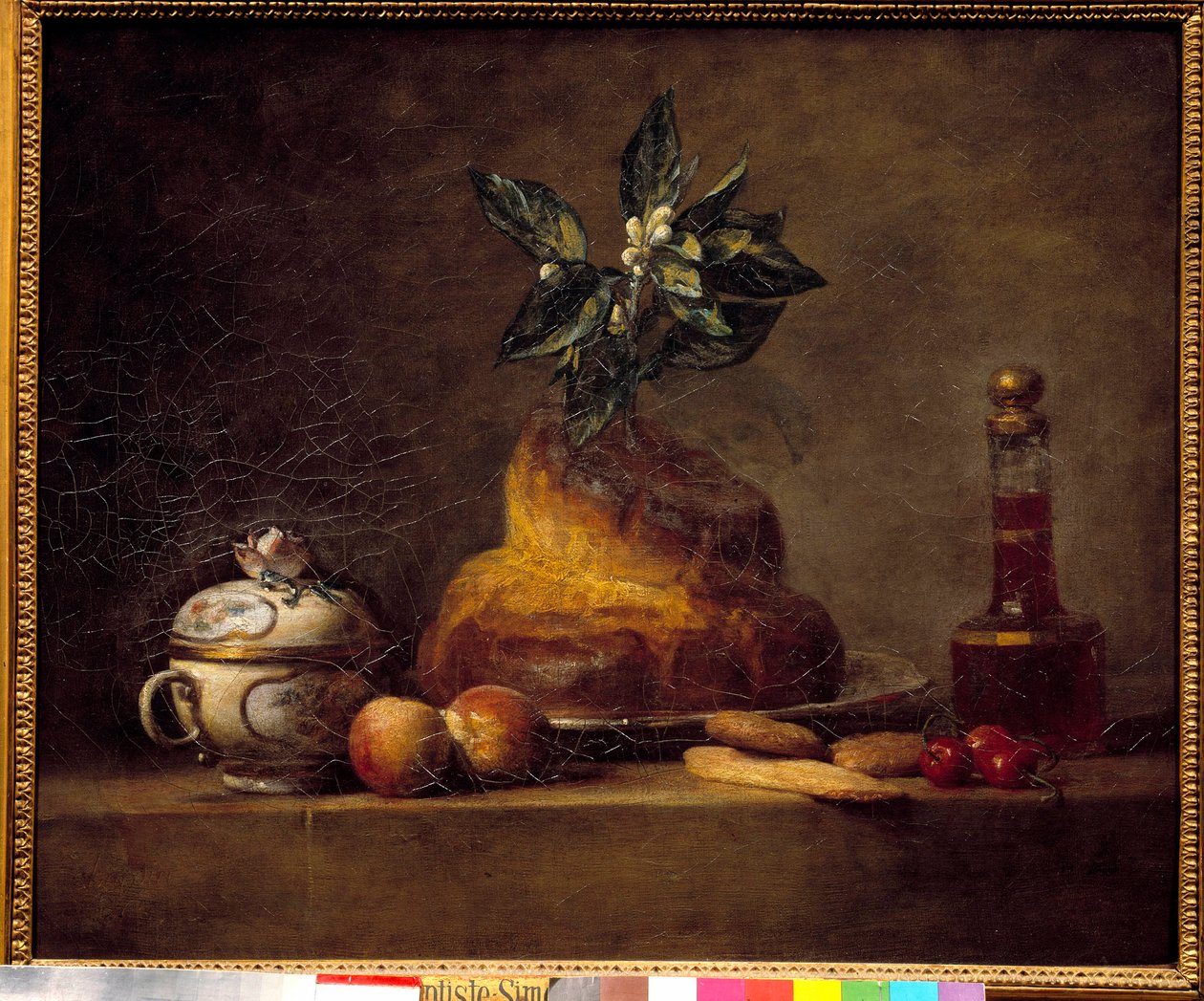 Pão ou sobremesa. Pintura de Jean Simeon Chardin (1699-1779) de Jean Baptiste Simeon Chardin