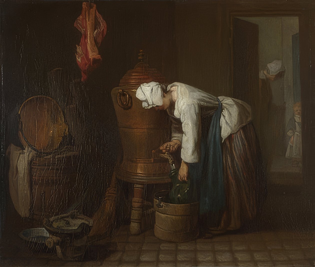 La Fontaine (tanque de água). 1733 ou posterior de Jean Baptiste Simeon Chardin