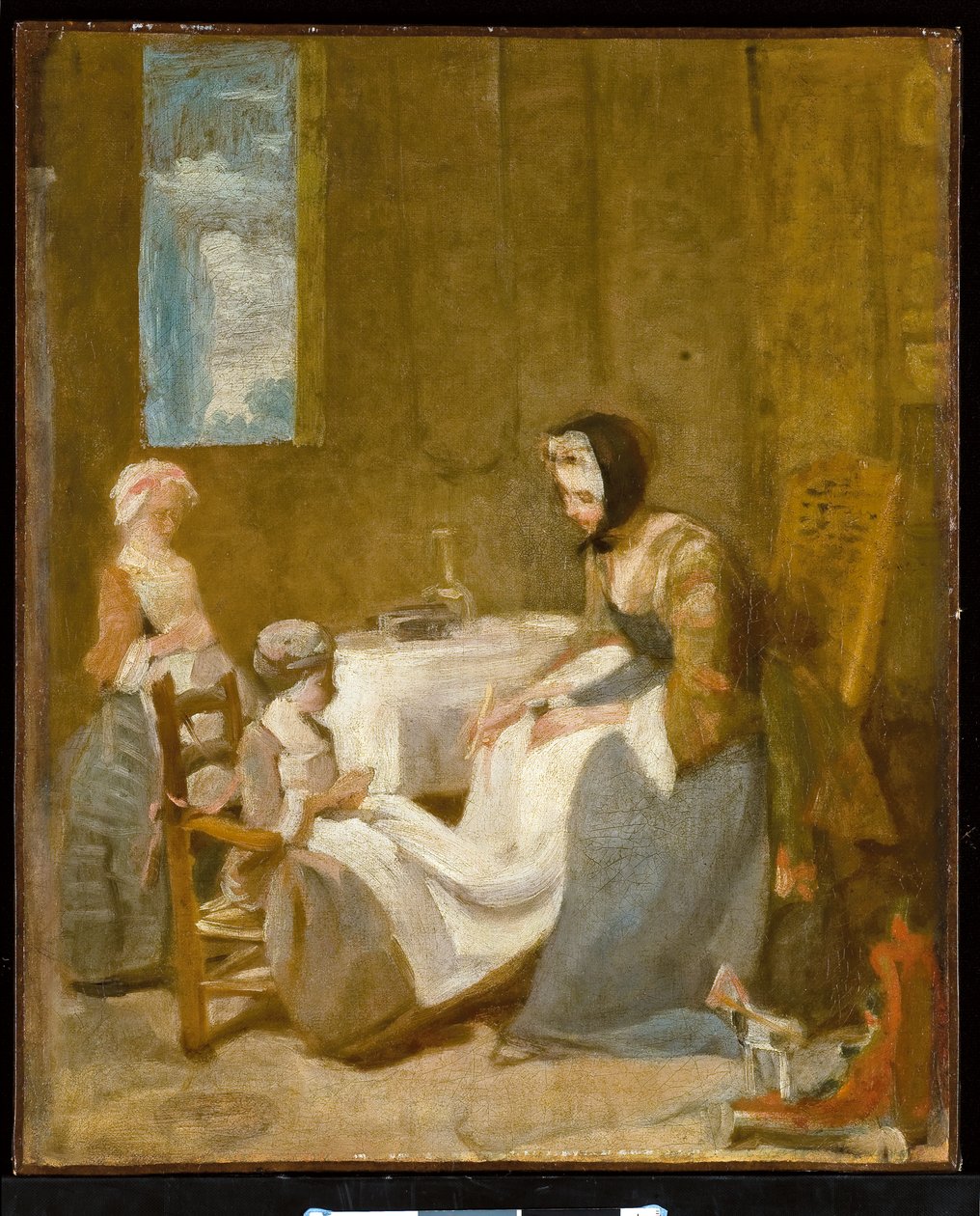 A Bênção, um esboço de Jean Baptiste Simeon Chardin