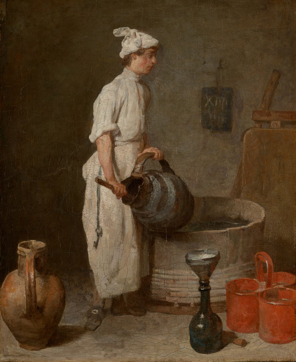 O menino da adega, 1738 de Jean Baptiste Simeon Chardin