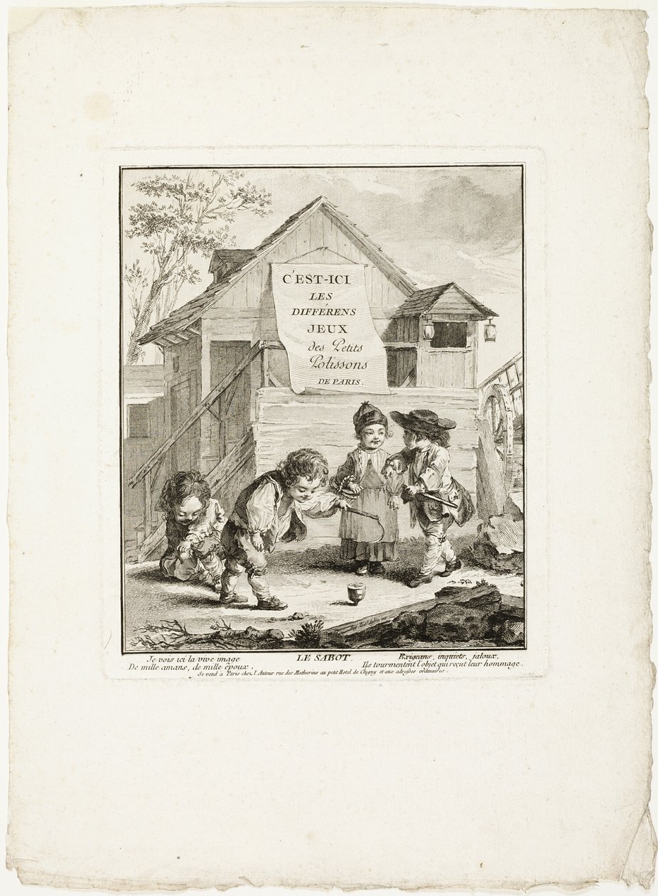 Sapatos de cavalo, de Os jogos dos ouriços de Paris de Jean Baptiste Tilliard I