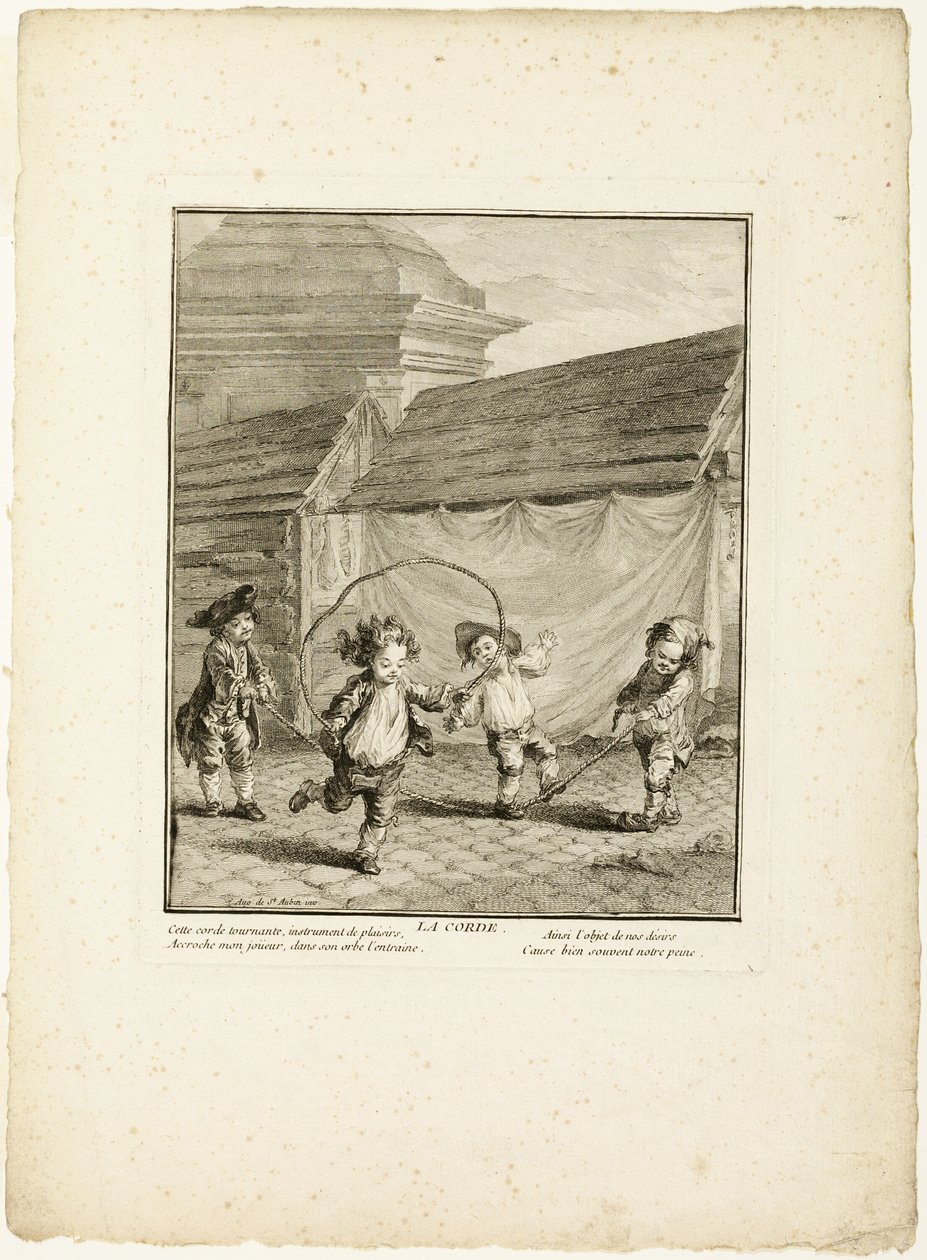 Saltar à corda, de Os jogos dos ouriços de Paris de Jean Baptiste Tilliard I