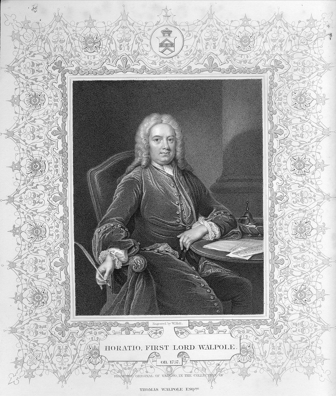 Horatio Walpole de Jean Baptiste Vanloo