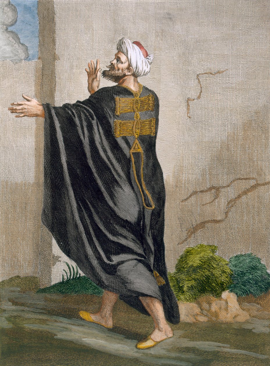 Berbere, placa 95 da "Coleção de Cem Gravuras representando as diferentes nações do Levante", de Charles de Ferriol, gravada por B. Baron, 1707-08 de Jean Baptiste Vanmour