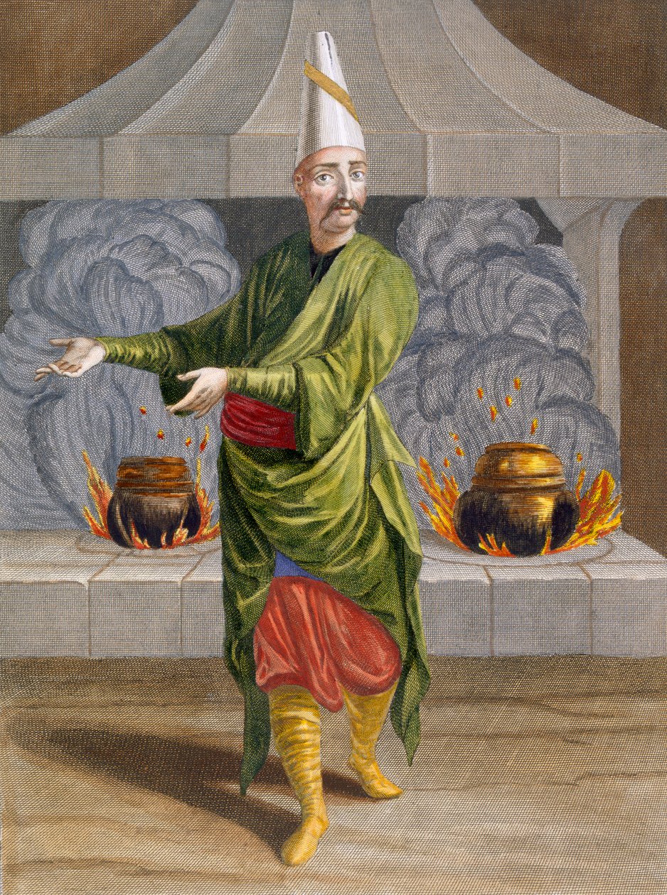 Beulouk-Bachi, chefe de cozinha do sultão, c.1708 de Jean Baptiste Vanmour