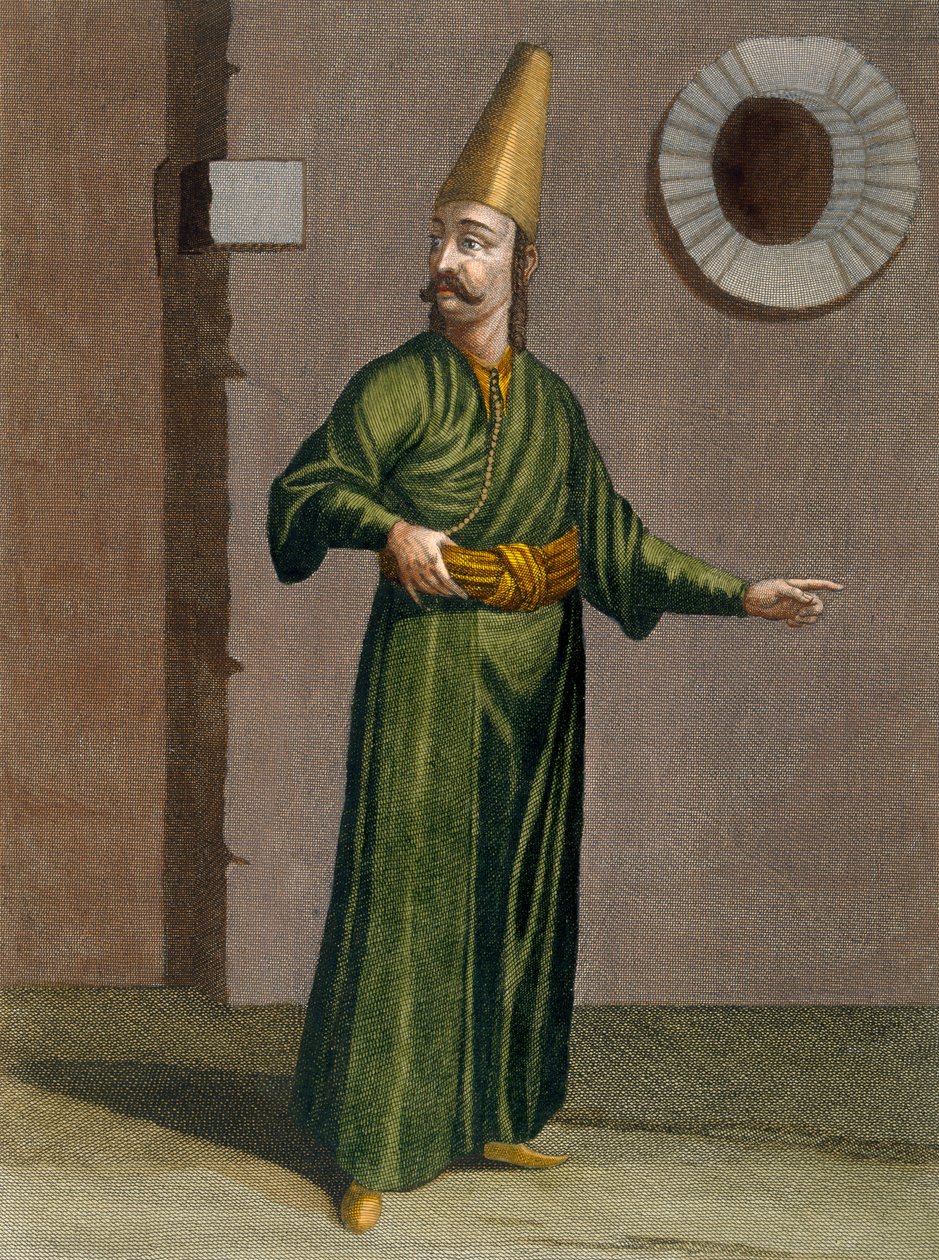 Lulufli-Baltadgi, prato 10 de &39;Coleção de cem impressões representando as diferentes nações do Levante&39; por Charles de Ferriol, gravado por Gerard Scotin (1671-1716), 1707-08 de Jean Baptiste Vanmour