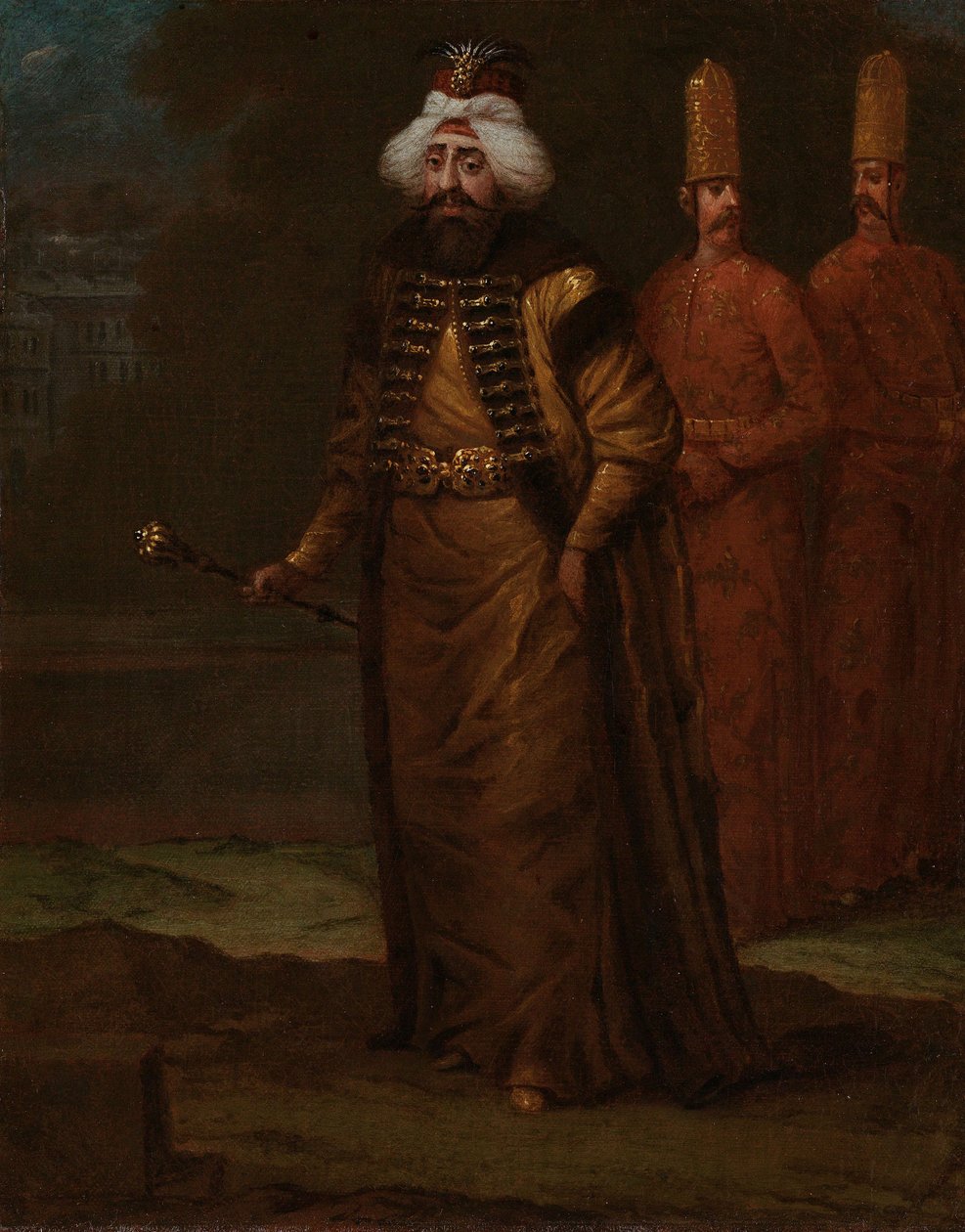Sultão Ahmed III, c.1727-30 de Jean Baptiste Vanmour