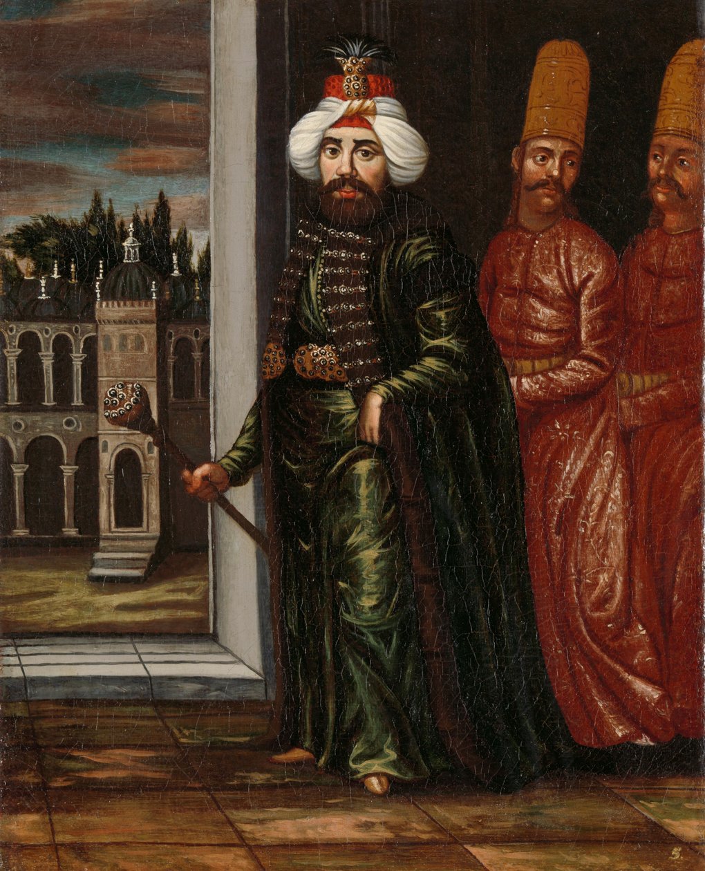 Sultão Ahmed III, C. 1727-30 de Jean Baptiste Vanmour