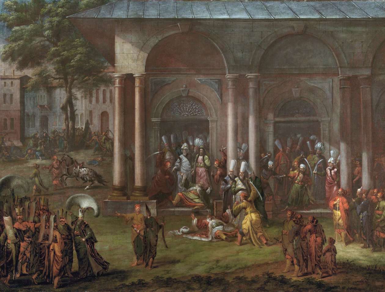 A execução de Patrona Halil de Jean Baptiste Vanmour