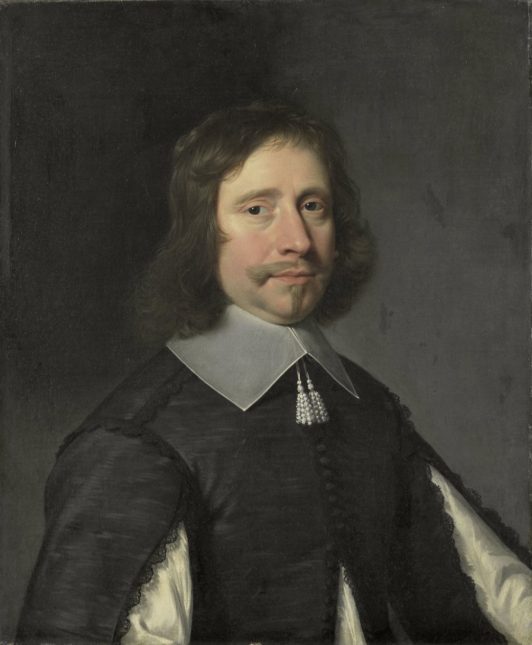 Retrato de um homem, possivelmente Philippe de la Trémoïlle, Conde de Olonne de Jean Baptiste de Champaigne (attributed to)