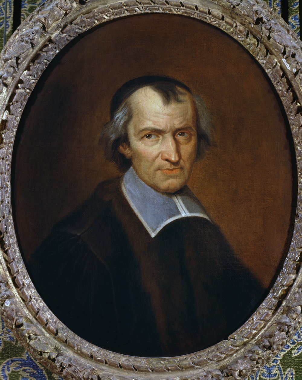 Retrato de Antoine Arnauld (1612-1694), teólogo jansenista francês, pintura de Jean Baptiste de Champaigne (1631-1681) de Jean Baptiste de Champaigne