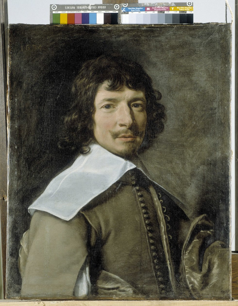 Retrato de um homem, também chamado "O Homem de cinza" (óleo sobre tela) de Jean Baptiste de Champaigne