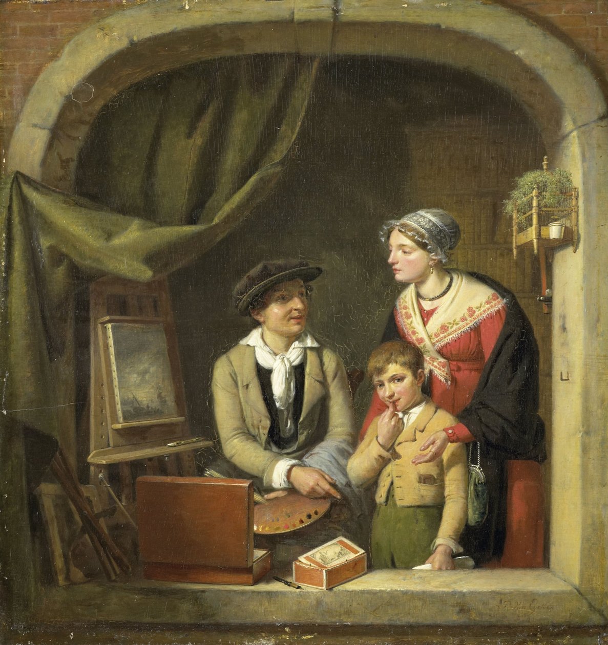 Tornar-se um pintor de Jean Baptiste van Eycken