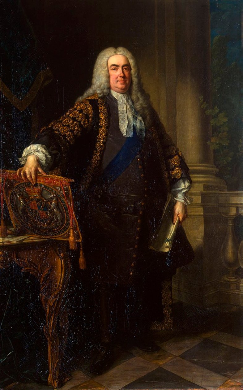 Retrato de Sir Robert Walpole, 1º Conde de Orford