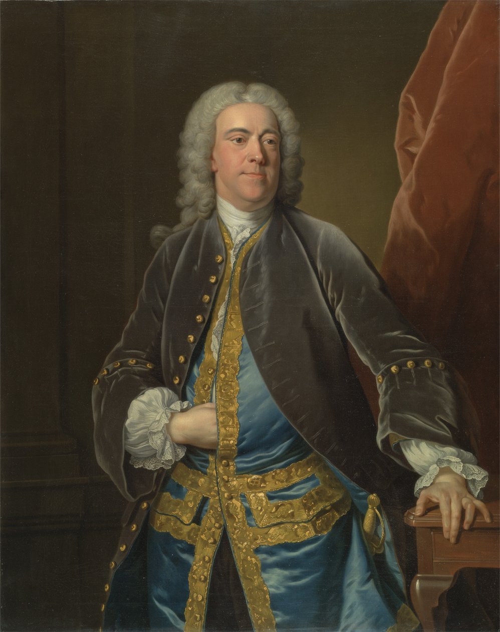 O Meritíssimo Stephen Poyntz, de Midgeham, Berkshire, c.1740 (óleo sobre tela) de Jean Baptiste van Loo