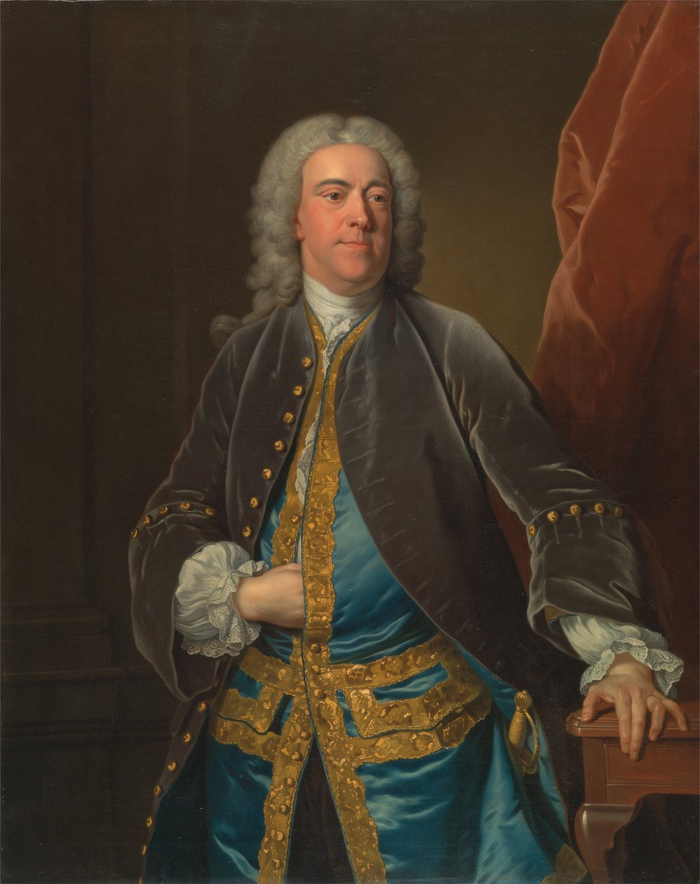 O Excelentíssimo Senhor Stephen Poyntz, de Midgeham, Berkshire de Jean Baptiste van Loo