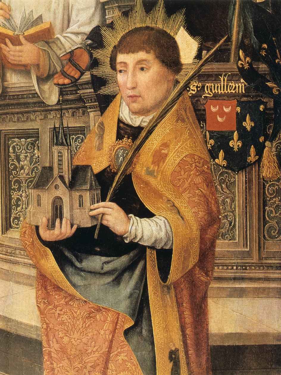 Detalhe da anunciação, 1516-1517 de Jean the Elder Bellegambe