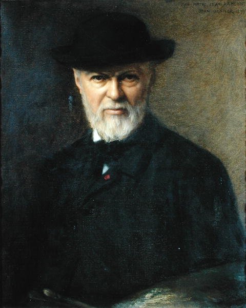 Retrato de Jean-Jacques Henner (1829-1905) 1899 de Jean Benner