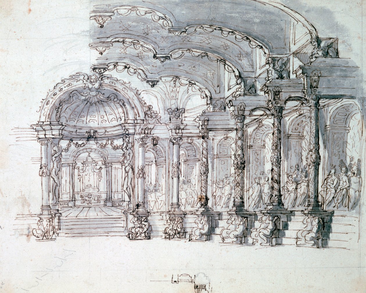 paisagem de Jean Berain, Jean Baptiste Lully