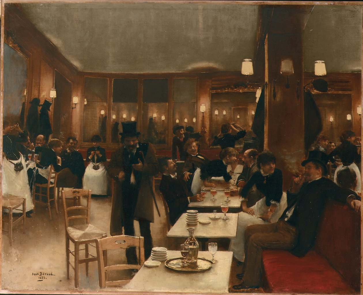 A Cervejaria, 1883 de Jean Beraud