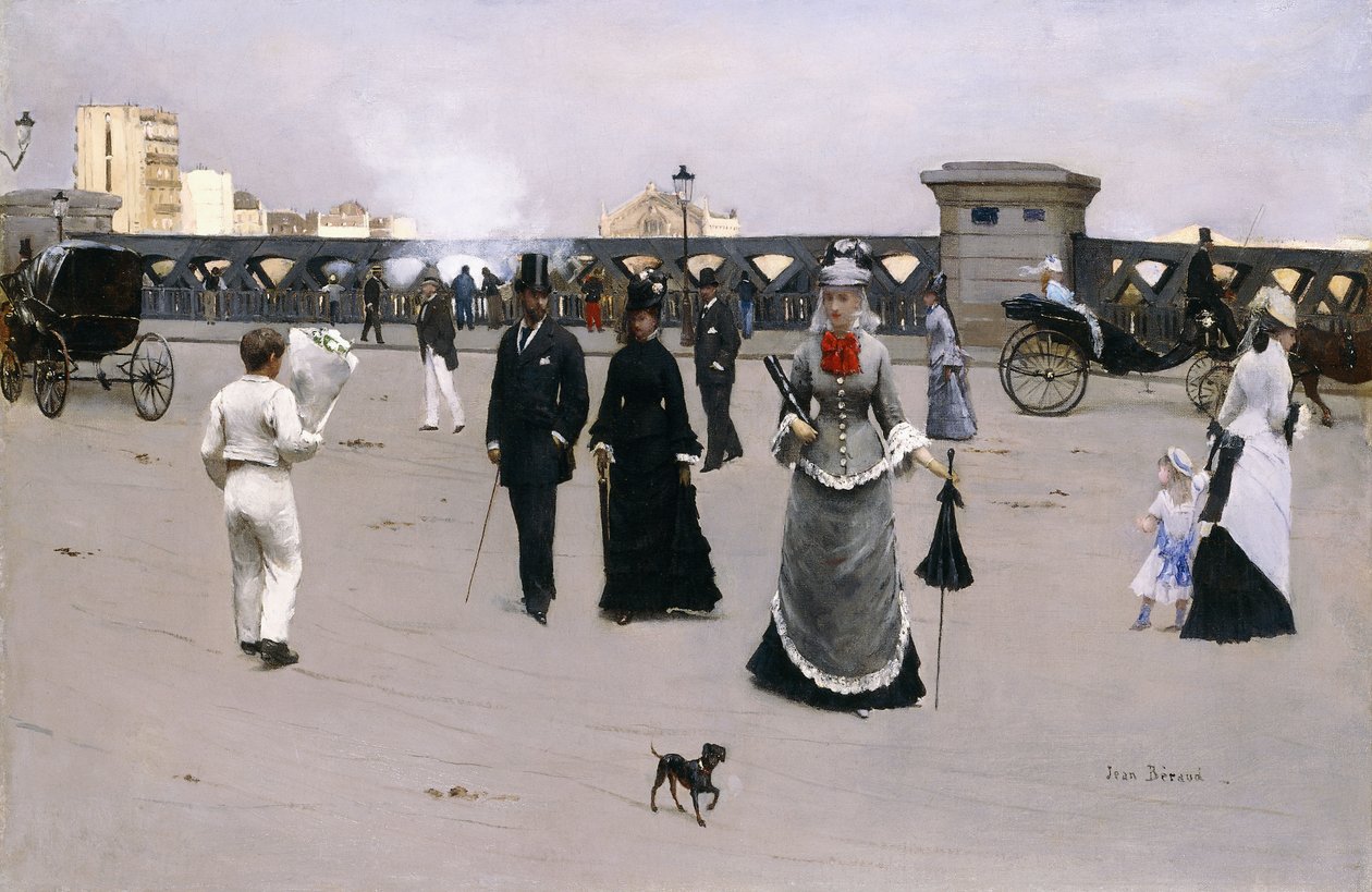 A ponte da Europa, c.1875 de Jean Beraud