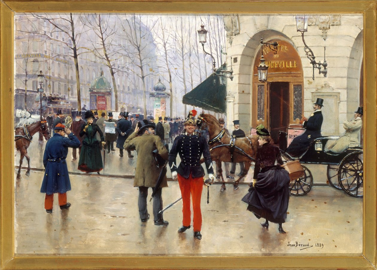O teatro Vaudeville de Jean Beraud