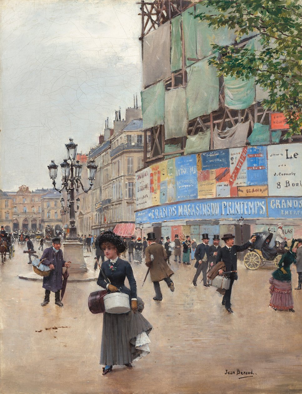 Paris, rue du Havre, c. 1882. de Jean Beraud