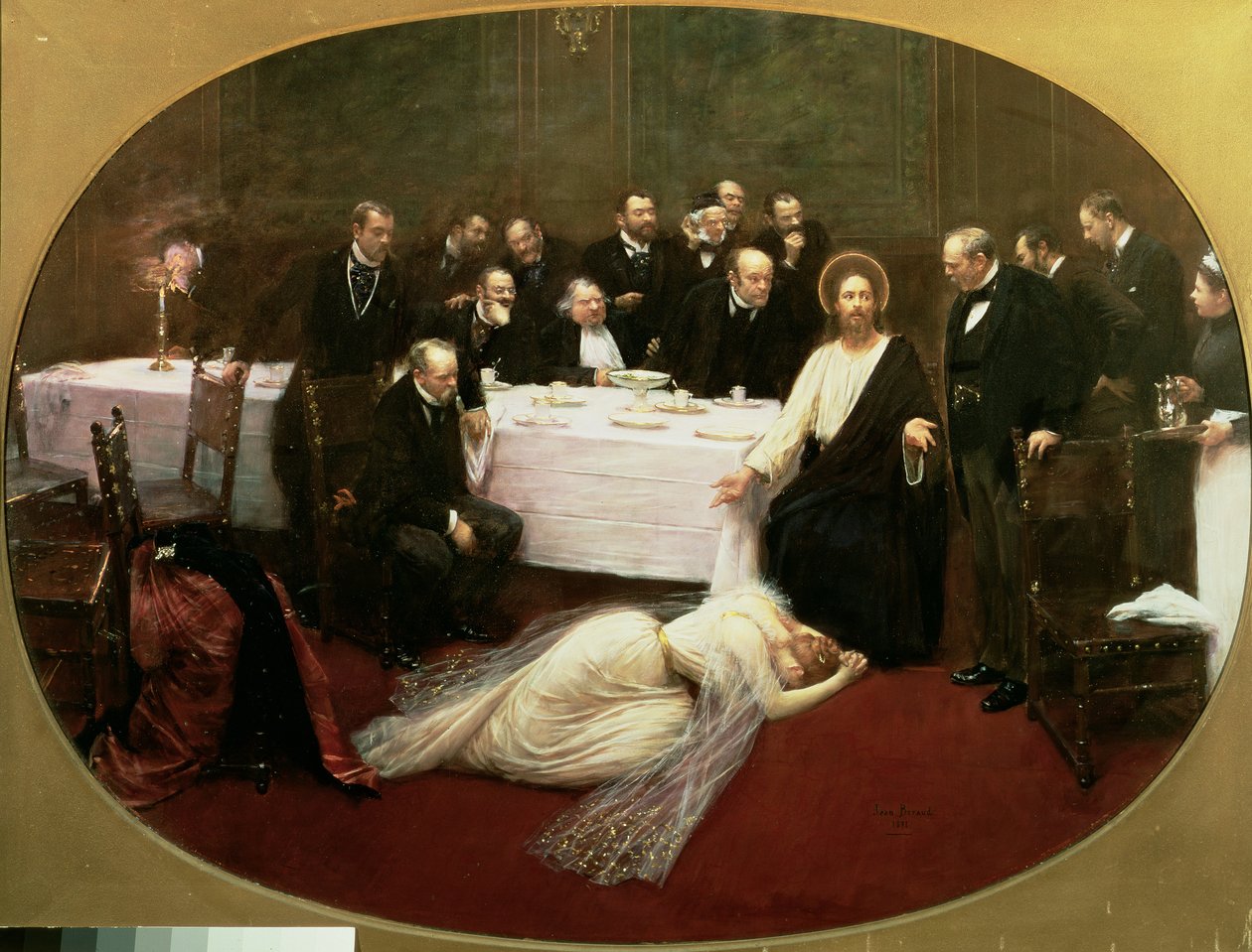 Santa Maria Madalena na Casa de Simão, o Fariseu, 1891 de Jean Beraud