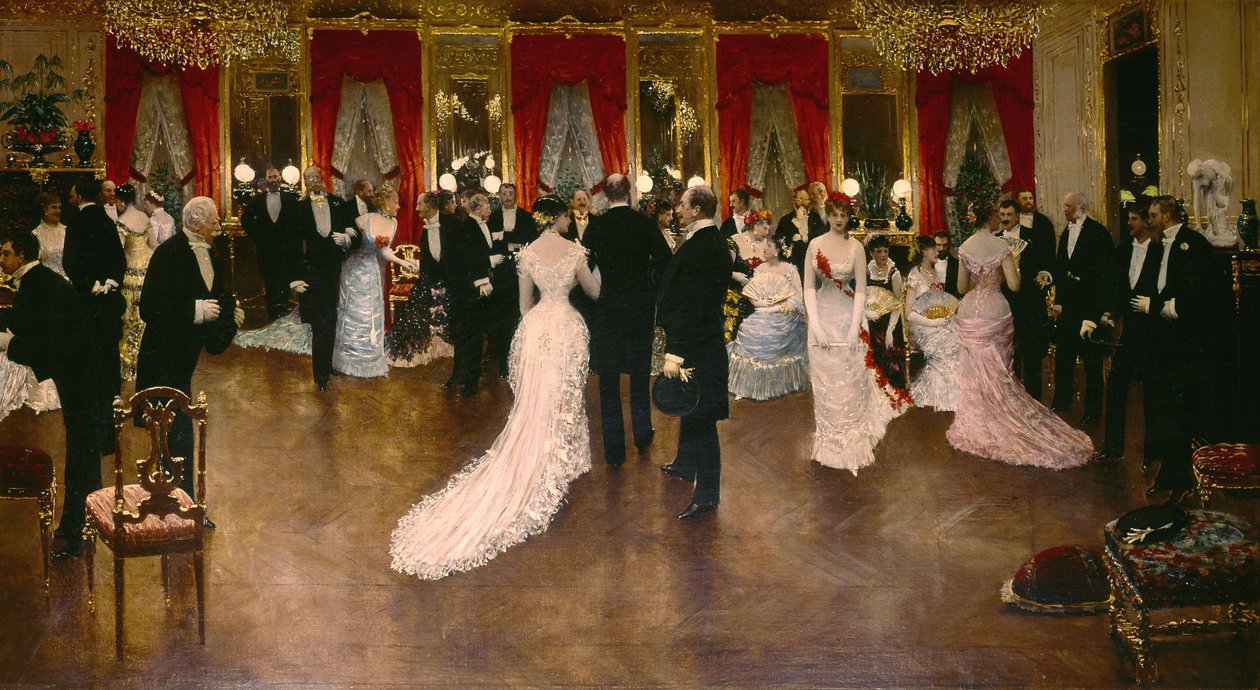 A bola, pintura de Jean Beraud de Jean Beraud