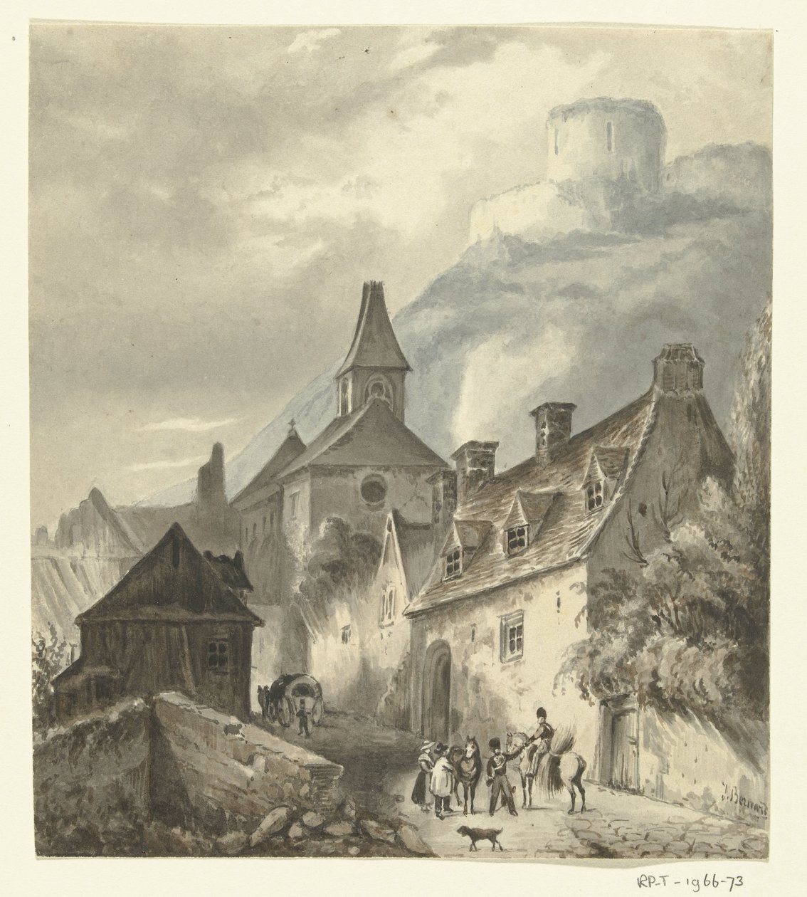 Vista de la Roche-Guyon de Jean Bernard