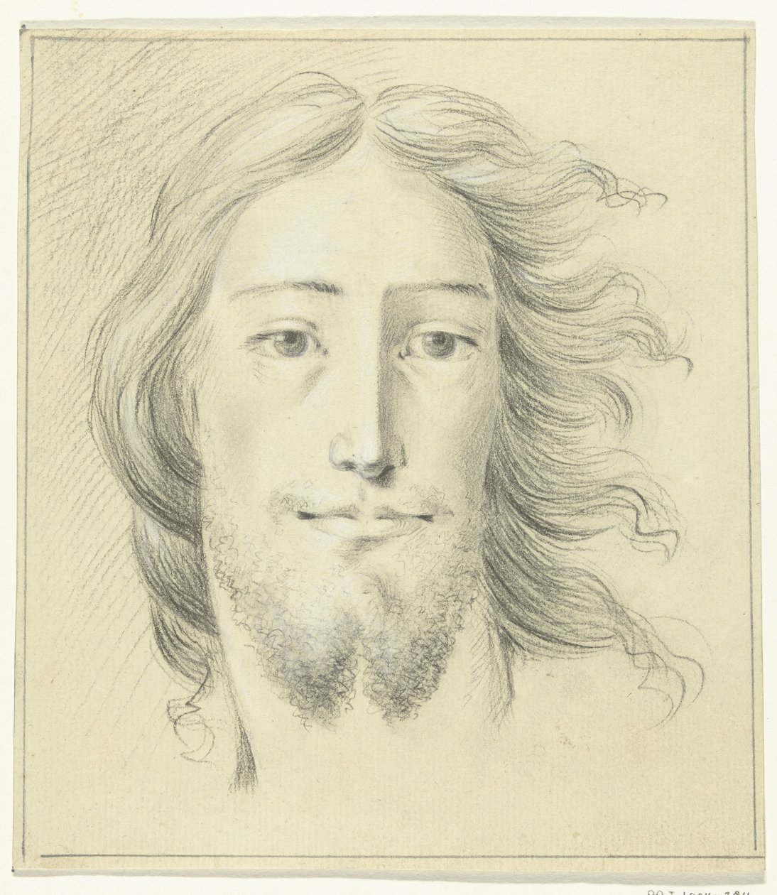 Cabeça de um homem (Cristo?) de Jean Bernard