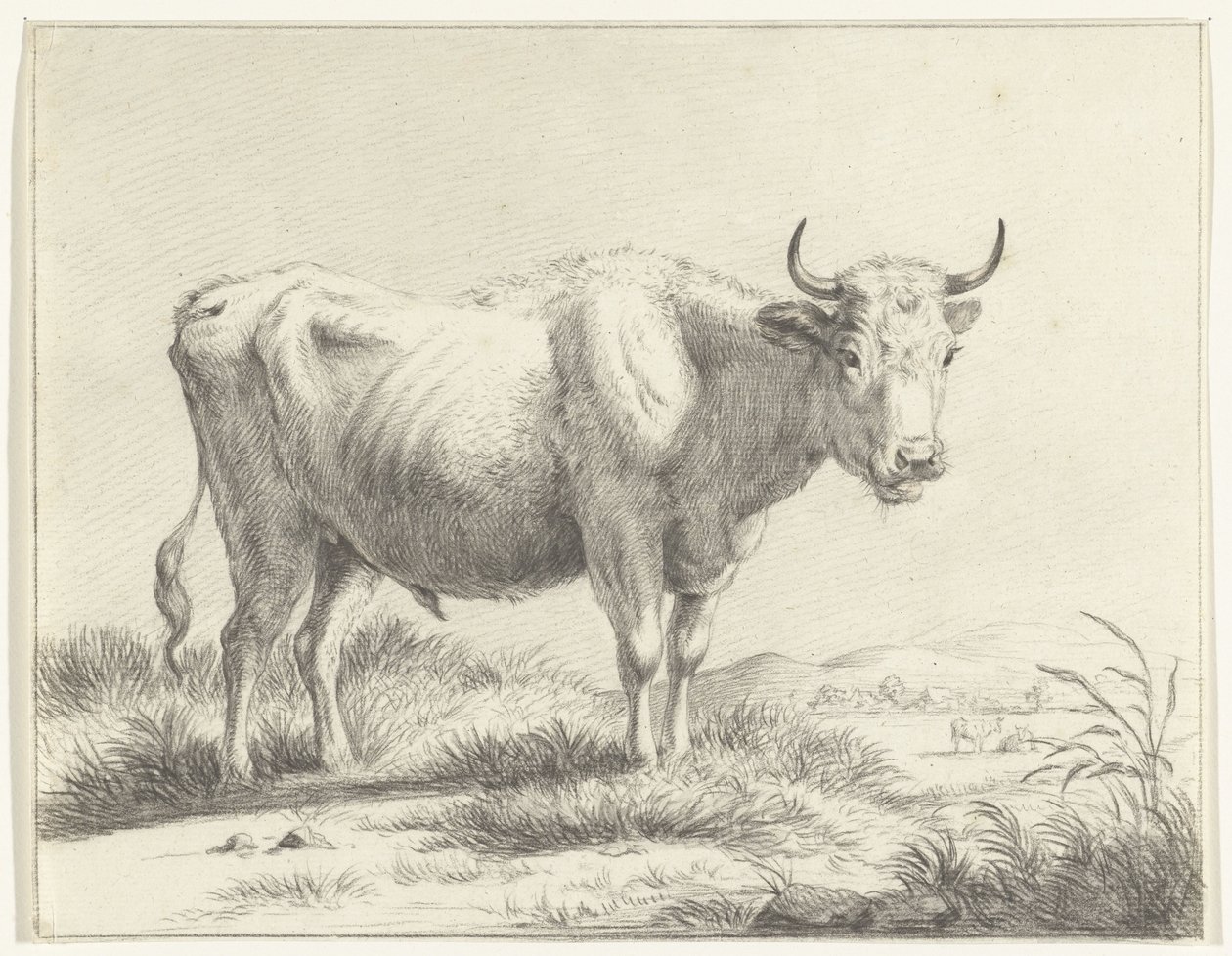 Vaca em pé, à direita de Jean Bernard