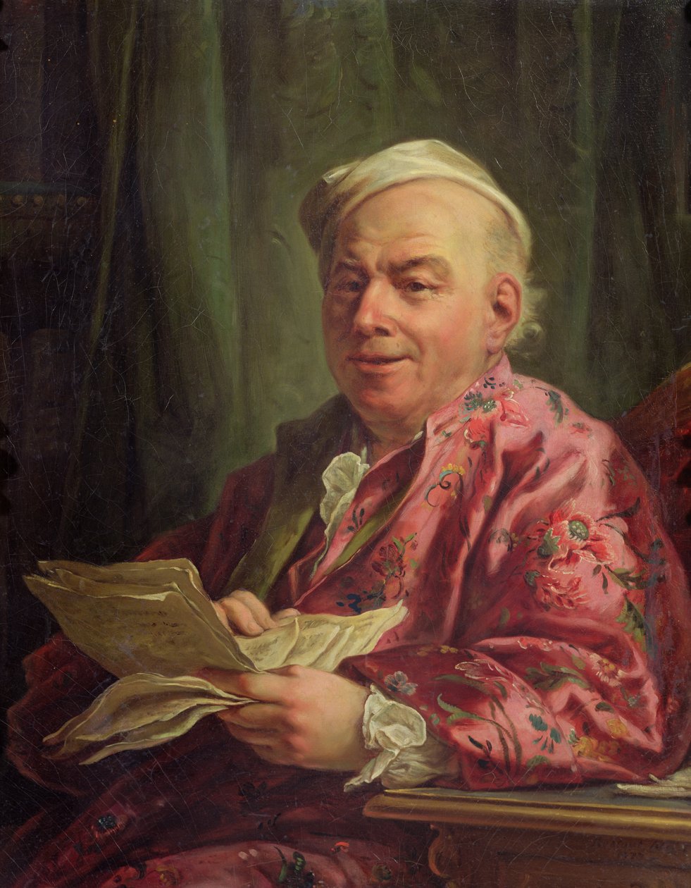 Retrato de um homem de Jean Bernard Restout
