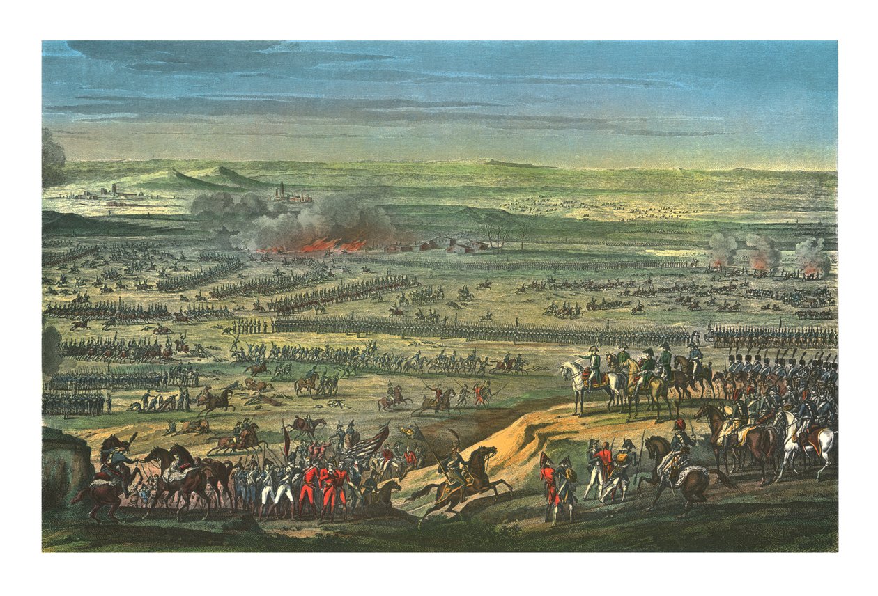 A Batalha de Austerlitz, 2 de dezembro de 1805, c1850 de Jean Bosq