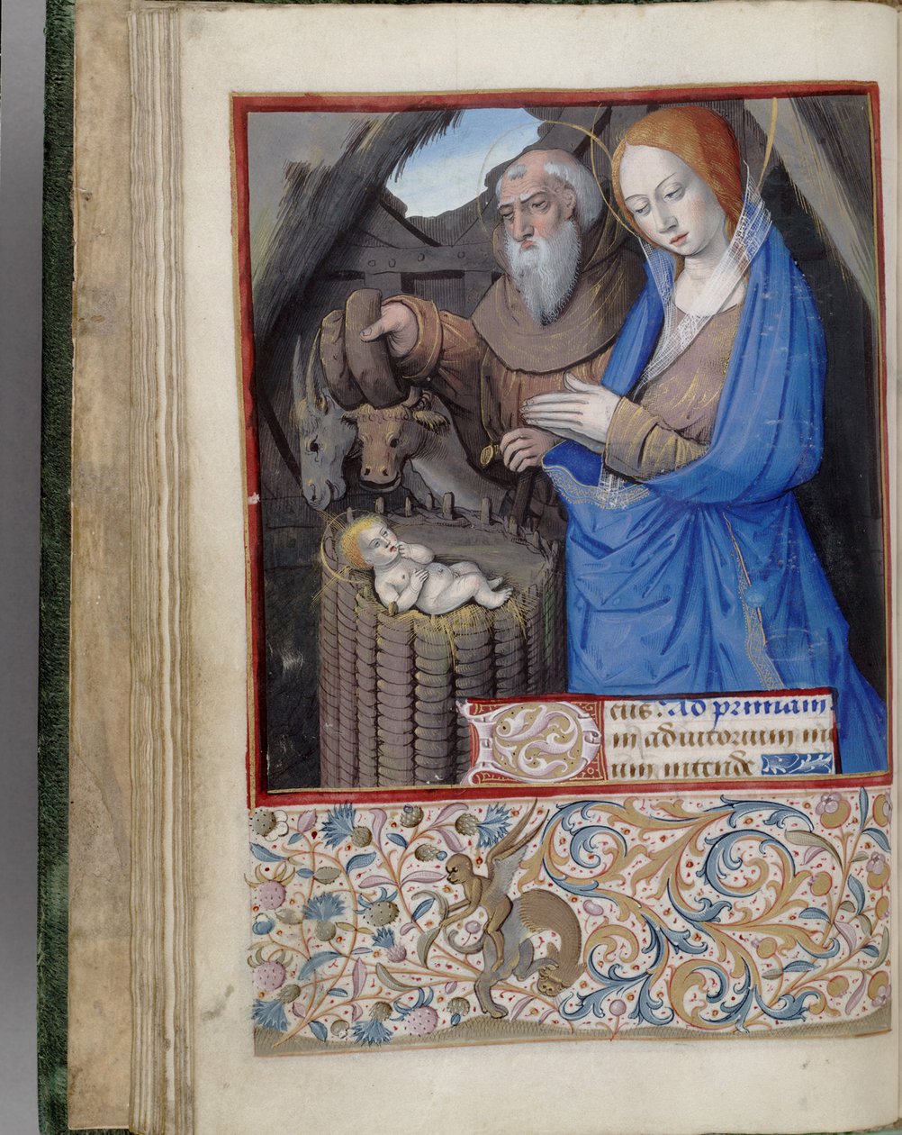 Livro das Horas da Natividade, 1485-1499 de Jean Bourdichon