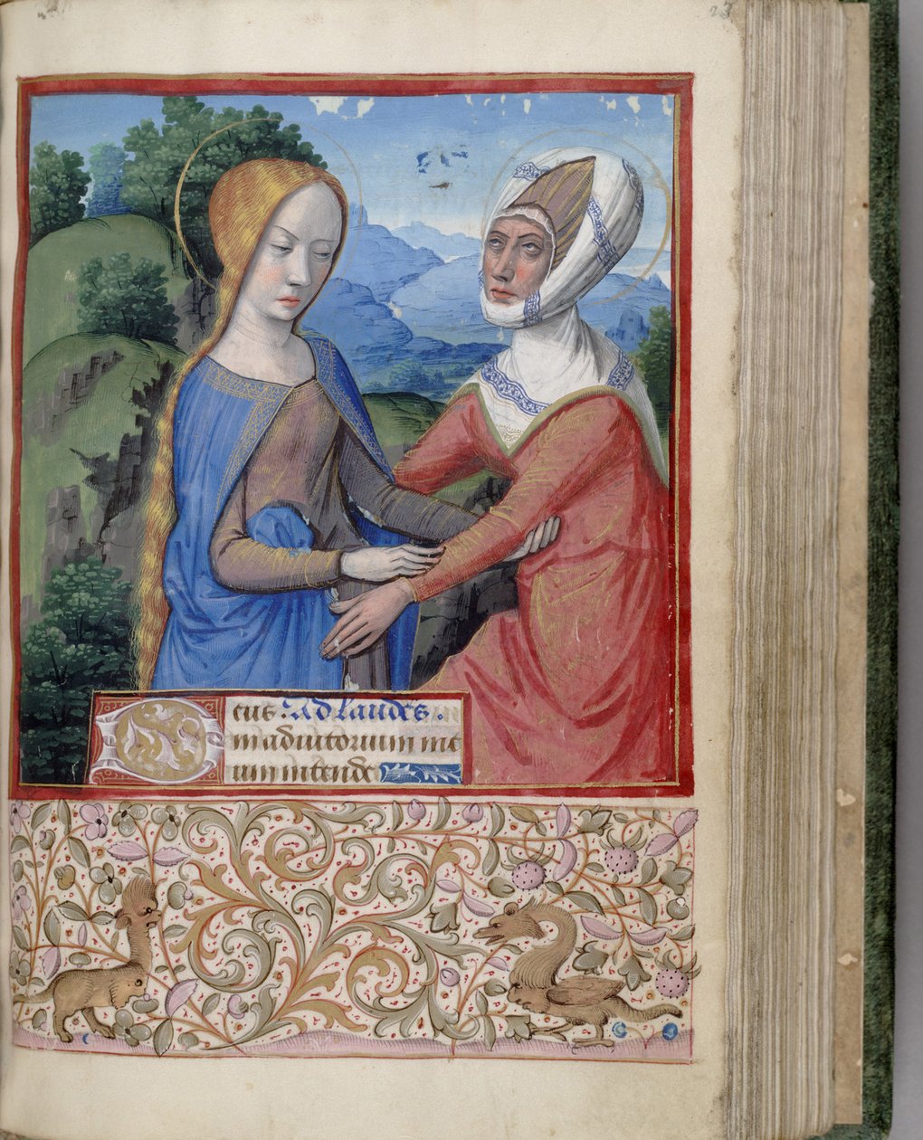 O Livro de Horas da Visitação, 1485-1499 de Jean Bourdichon