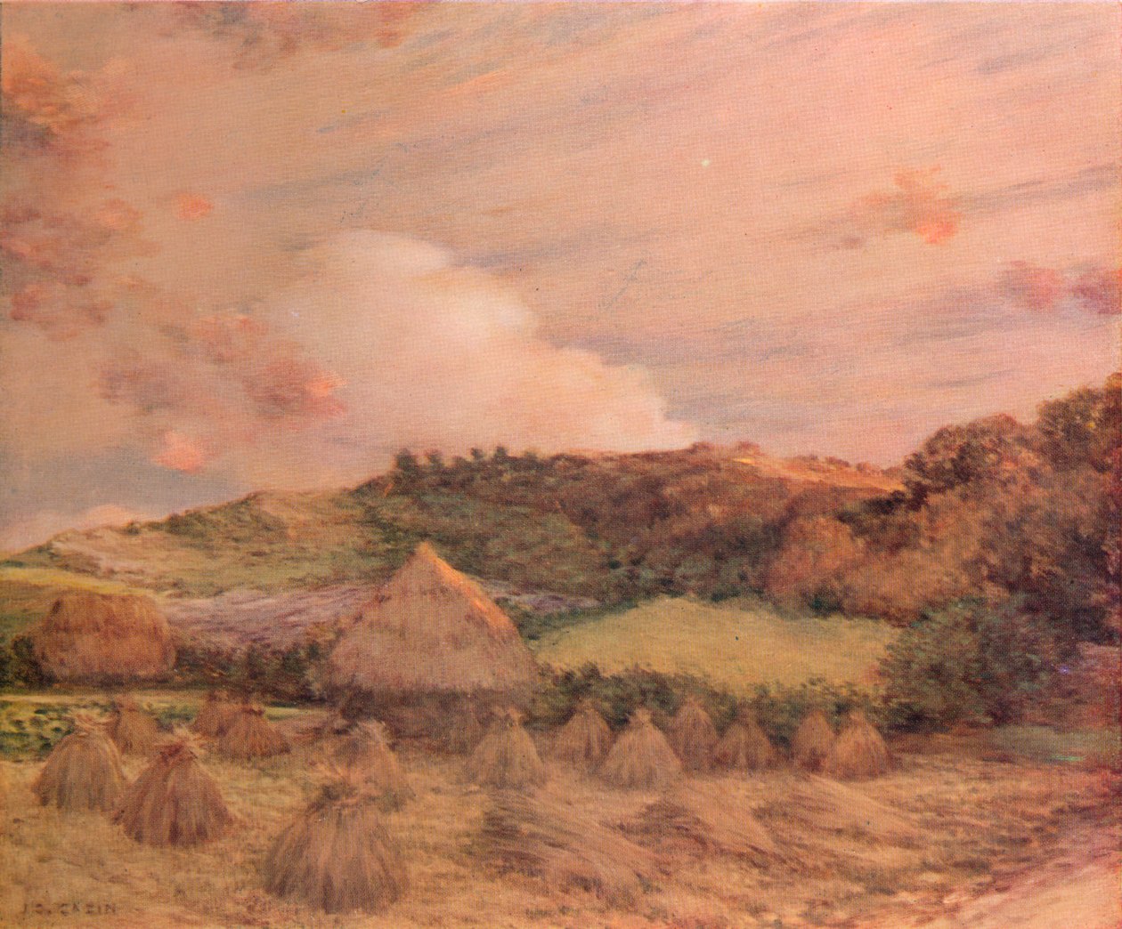 Os Grindstones, c1885 de Jean Charles Cazin