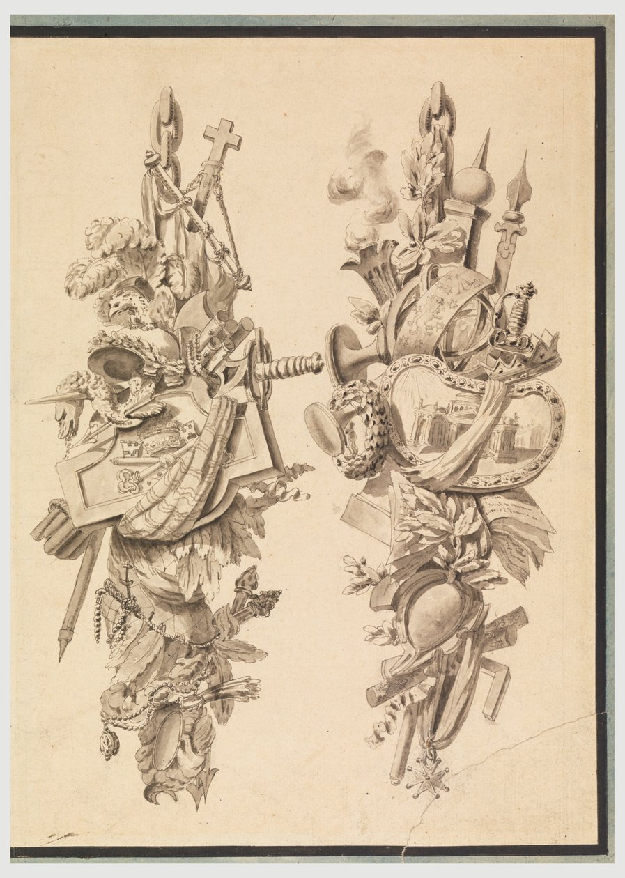 Design para dois troféus de Jean Charles Delafosse